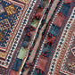 Antik Orientteppich handgeknüpft Bachtiari Salztsche  Naturfarben 92x60 cm