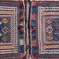 Antik Orientteppich handgeknüpft Bachtiari Salztsche  Naturfarben 92x60 cm