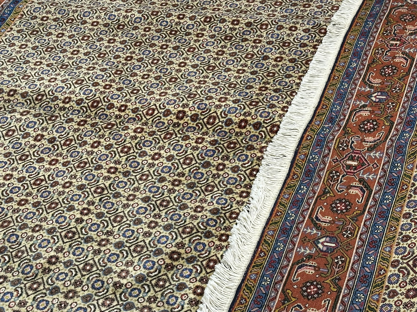 Handgeknüpfter Perser Teppich Täbriz 240x195cm – Mahi Muster