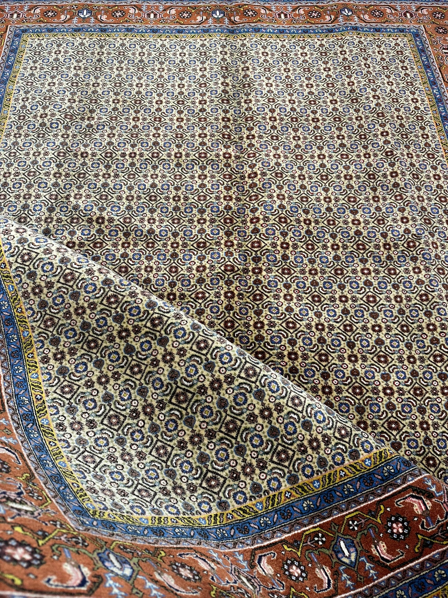 Handgeknüpfter Perser Teppich Täbriz 240x195cm – Mahi Muster