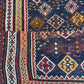 Antik Orientteppich handgeknüpft Bachtiari Salztsche  Naturfarben 92x60 cm