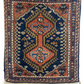 Antik Orientteppich handgeknüpft Schiraz 74x66 cm