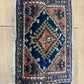 Antik Orientteppich handgeknüpft Schiraz 74x66 cm