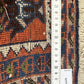 Antik Orientteppich handgeknüpft Schiraz 74x66 cm