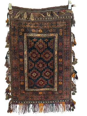 Orientteppich handgeknüpft Belutsch  107x68 cm