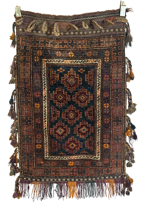 Orientteppich handgeknüpft Belutsch  107x68 cm