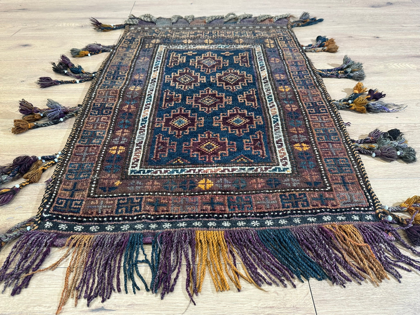 Orientteppich handgeknüpft Belutsch  107x68 cm