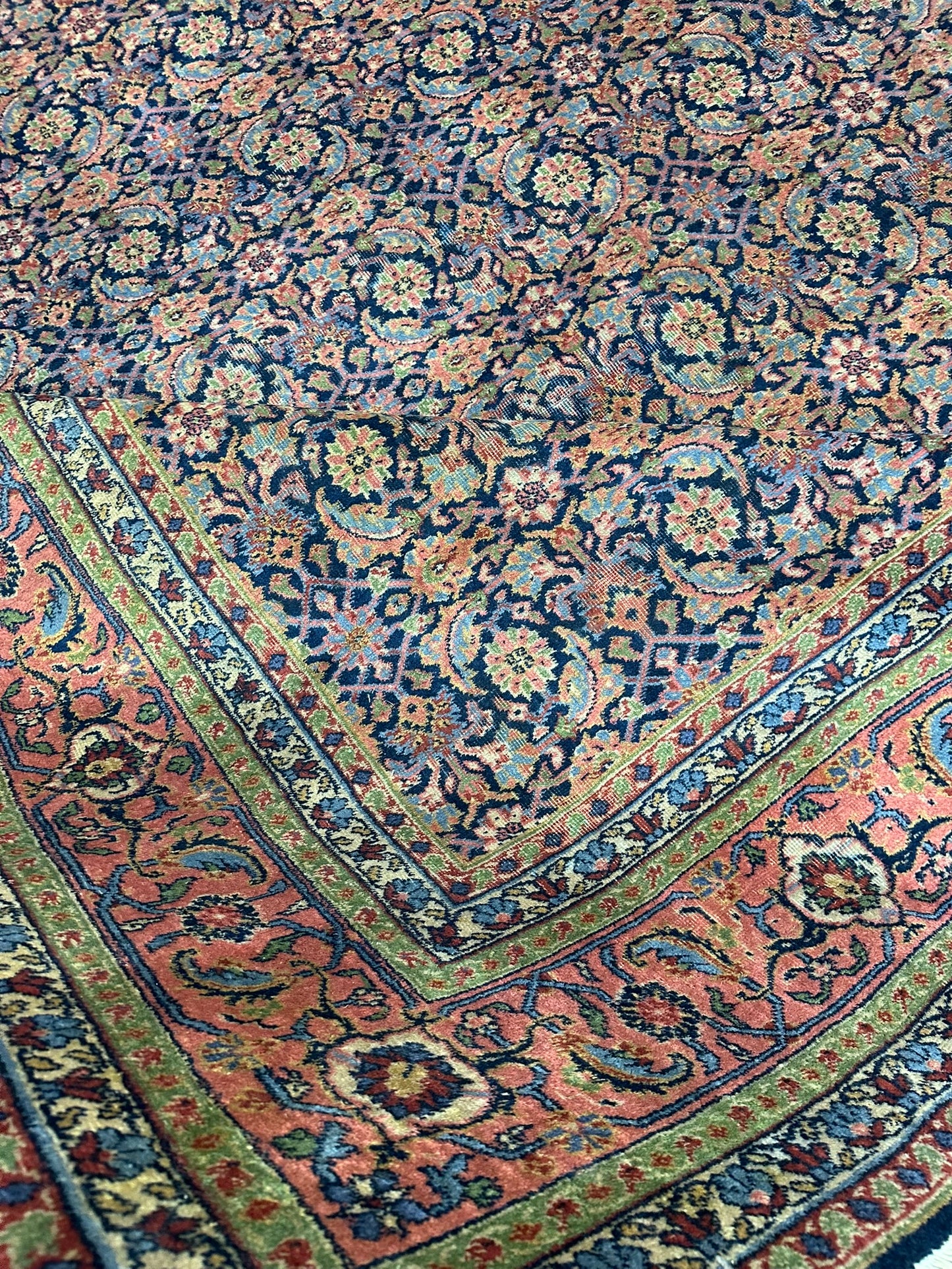 Handgeknüpfter Perser Teppich Mahal 413x290 cm – Antik um 1900