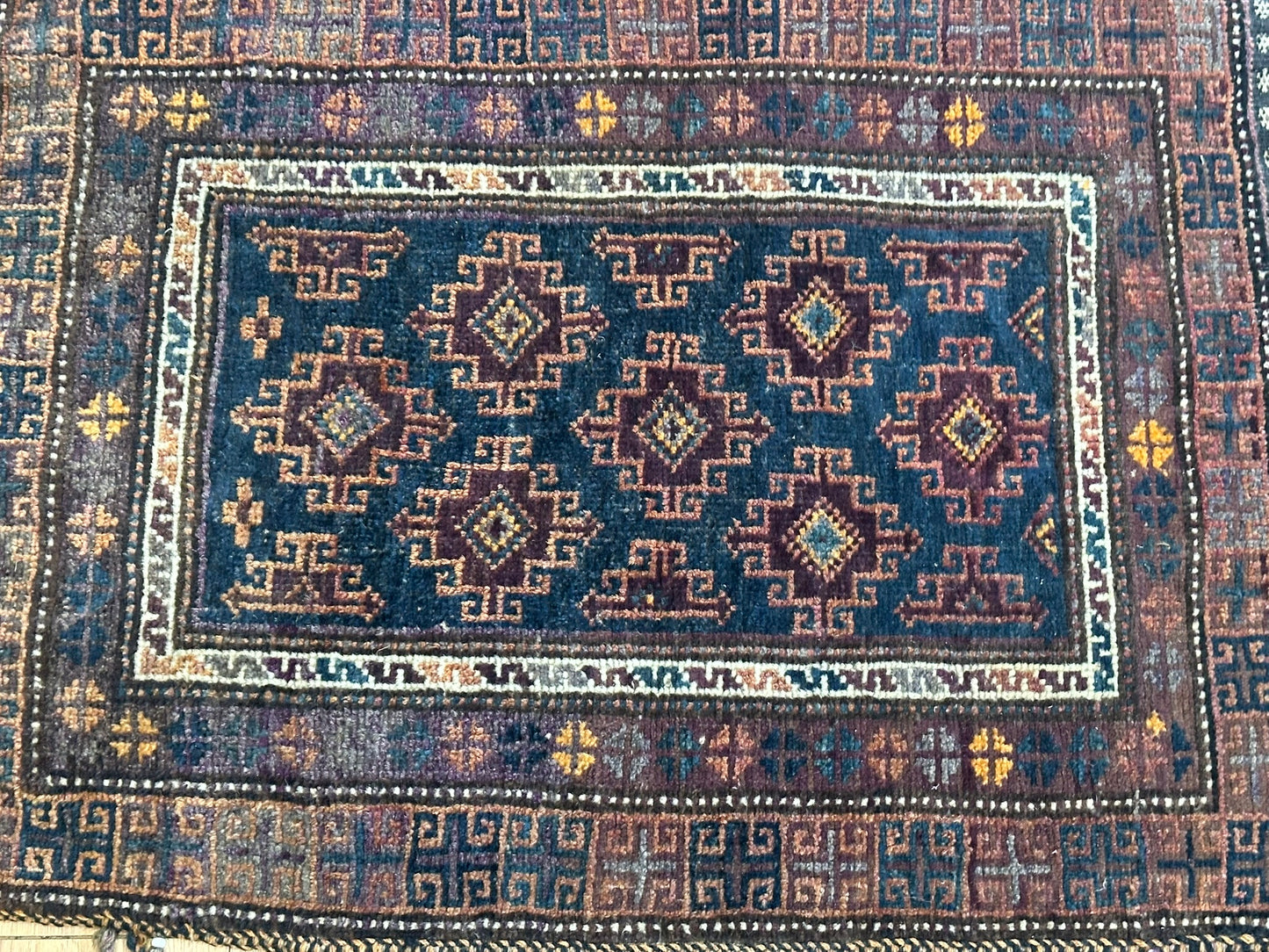 Orientteppich handgeknüpft Belutsch  107x68 cm