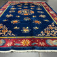 Antiker Handgeknüpfter China Art Deco Teppich 267x180 cm