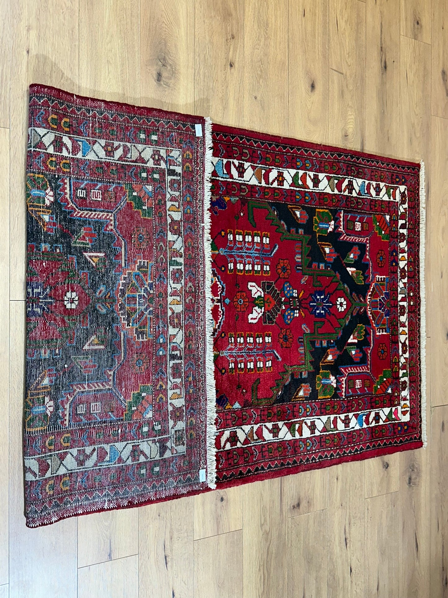 Orientteppich handgeknüpft Bidjar Naturfarben 223x125 cm