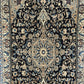 Handgeknüpfter Perser Teppich Nain 130x78 cm – Korkwolle mit Seide