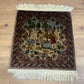 Orientteppich handgeknüpft Türkmen Hereke Bildteppich Bildmotiv 67x60 cm