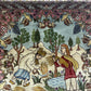 Orientteppich handgeknüpft Türkmen Hereke Bildteppich Bildmotiv 67x60 cm