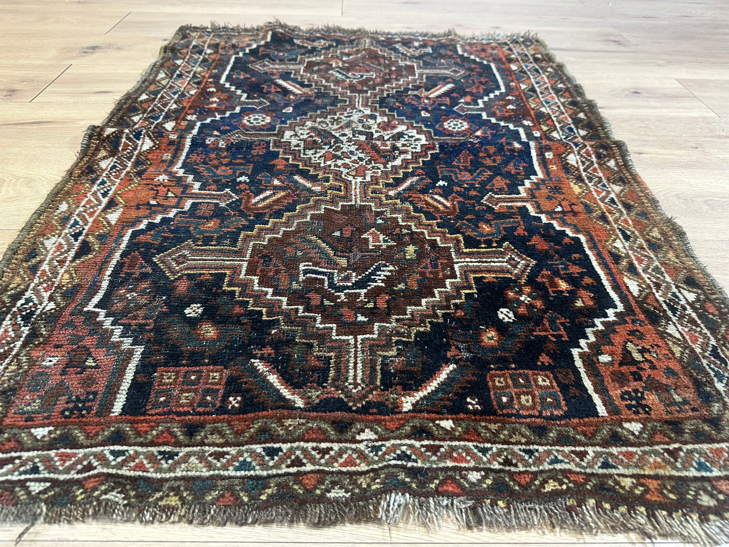 Orientteppich handgeknüpft Ghaschghai 120x86 cm