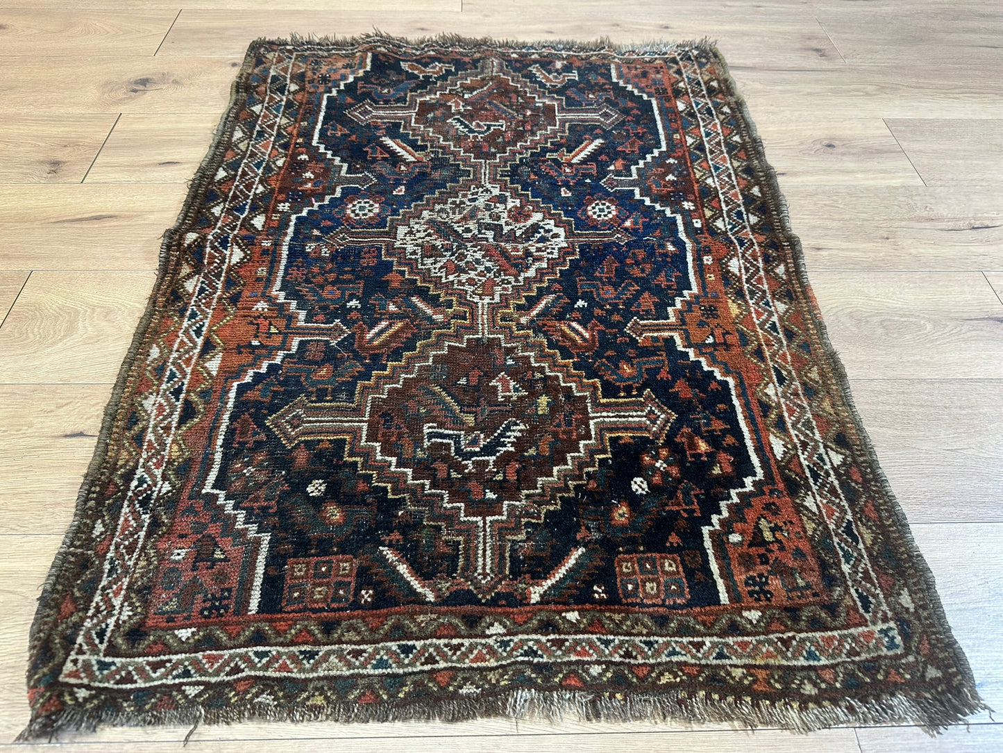 Orientteppich handgeknüpft Ghaschghai 120x86 cm