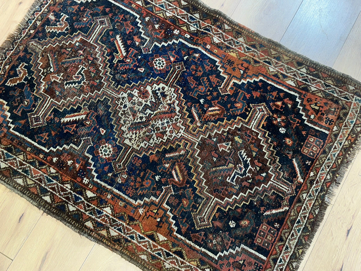 Orientteppich handgeknüpft Ghaschghai 120x86 cm