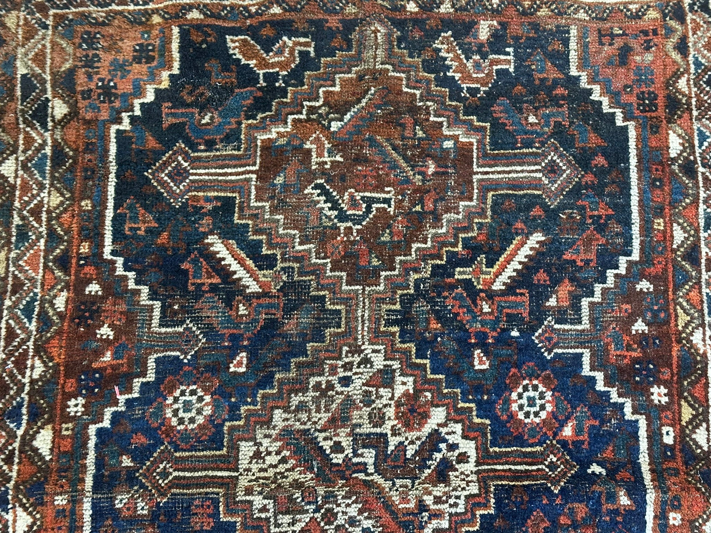Orientteppich handgeknüpft Ghaschghai 120x86 cm