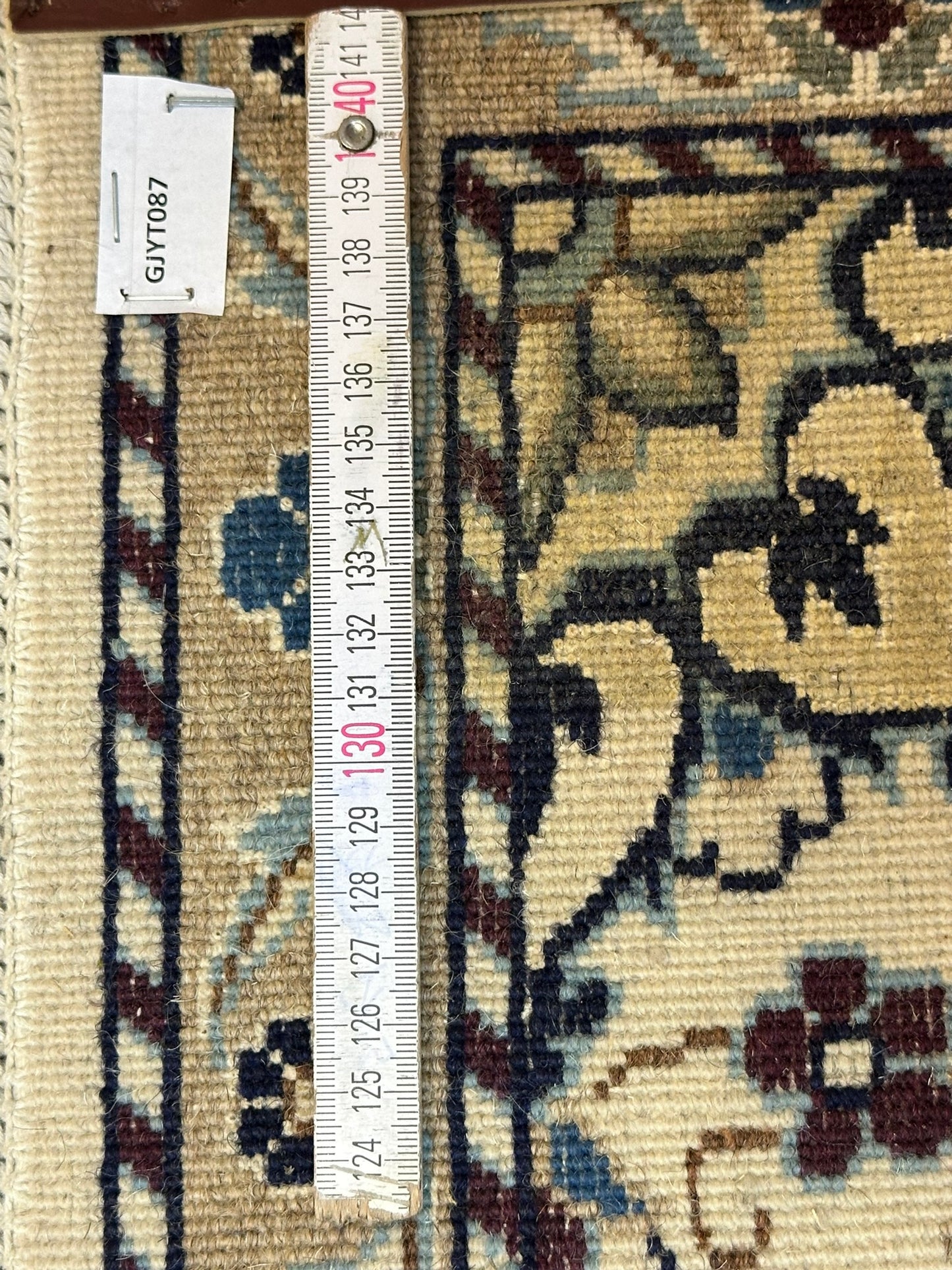 Handgeknüpfter Perser Läufer Nain 280x80 cm – Wolle mit Seide