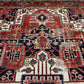 Antik Orientteppich handgeknüpft Heriz Serapi naturfarben  396x290 cm