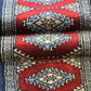 Antik Orientteppich handgeknüpft Pakistan Buchara Jomut Läufer 150x32 cm