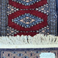 Antik Orientteppich handgeknüpft Pakistan Buchara Jomut Läufer 150x32 cm