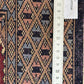Antik Orientteppich handgeknüpft Pakistan Buchara Jomut Läufer 150x32 cm