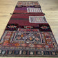 Antik Orientteppich handgewebt Bachtiar  260x100 cm