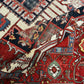 Antik Orientteppich handgeknüpft Heriz Serapi naturfarben  396x290 cm