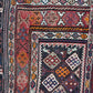 Antik Orientteppich handgewebt Bachtiar  260x100 cm