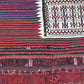 Antik Orientteppich handgewebt Bachtiar  260x100 cm