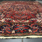 Antik Orientteppich handgeknüpft Heriz Naturfarben  325x256 cm