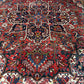 Antik Orientteppich handgeknüpft Heriz Naturfarben  325x256 cm