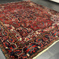 Antik Orientteppich handgeknüpft Heriz Naturfarben  325x256 cm
