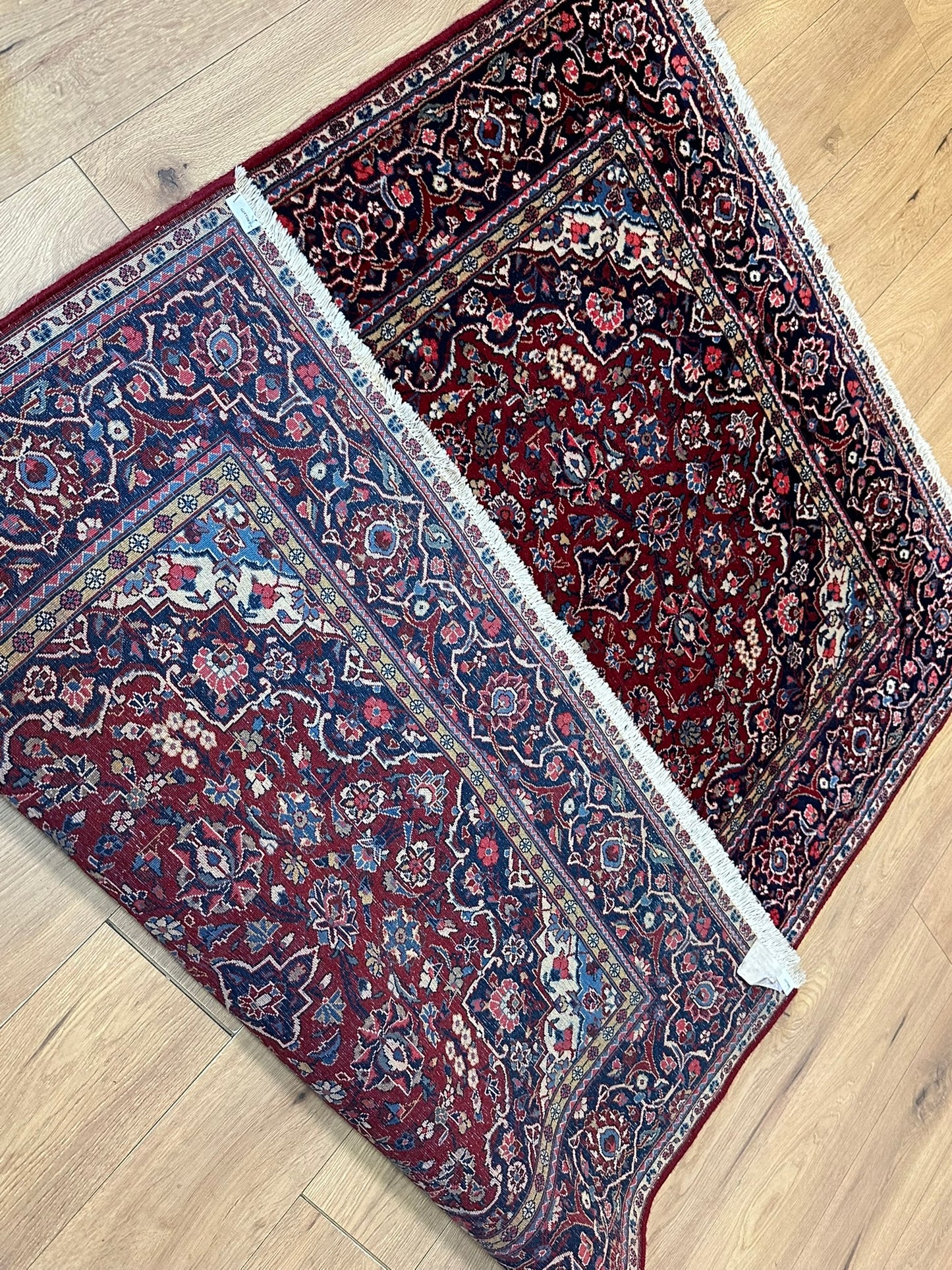 Handgeknüpfter Perser Teppich Keschan 197x133 cm – Medaillon