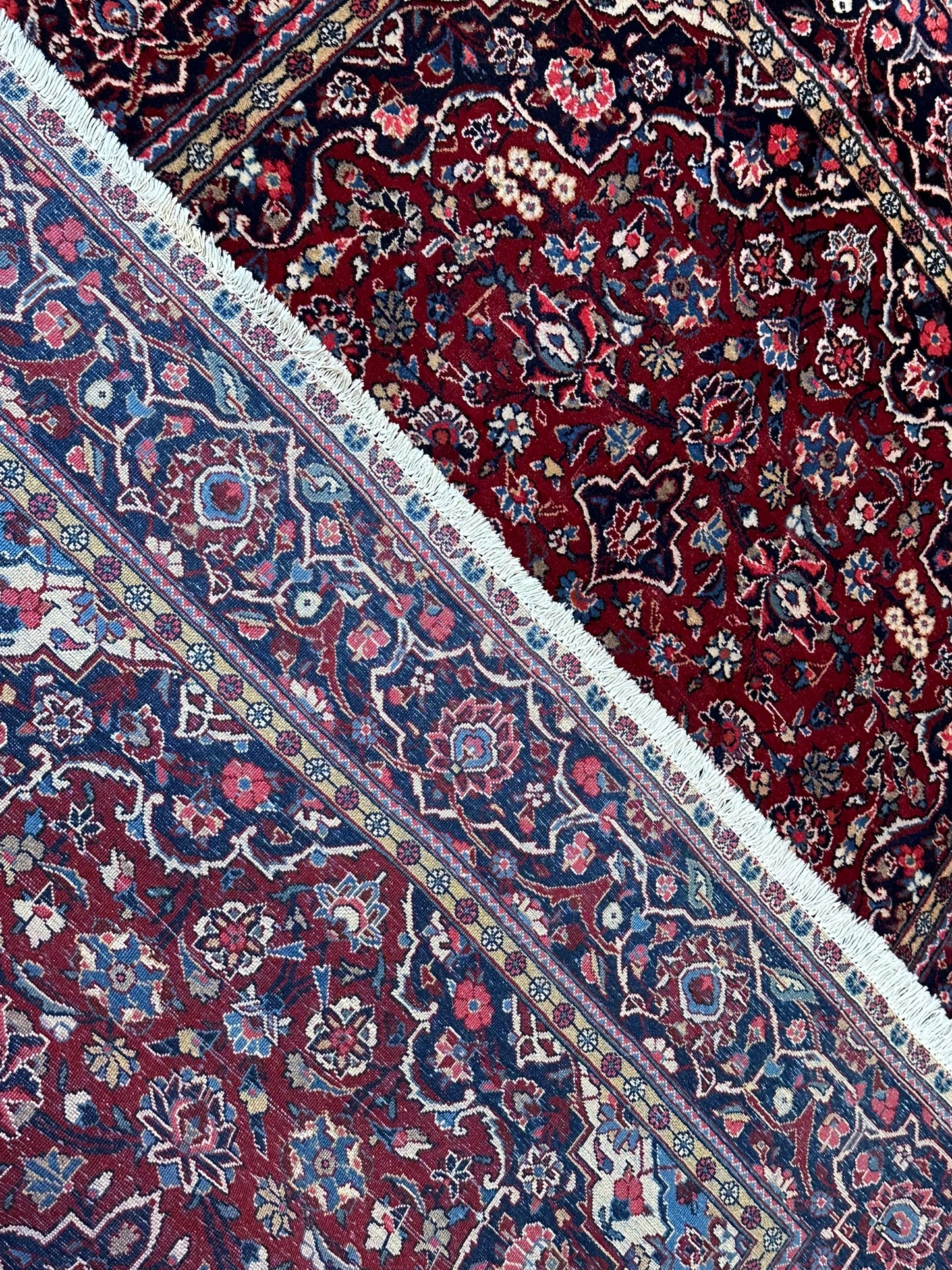 Handgeknüpfter Perser Teppich Keschan 197x133 cm – Medaillon