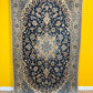 Handgeknüpfter Perser Teppich Nain 210x120 cm – Medaillon Seide