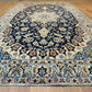 Handgeknüpfter Perser Teppich Nain 210x120 cm – Medaillon Seide