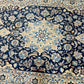Handgeknüpfter Perser Teppich Nain 210x120 cm – Medaillon Seide