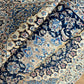 Handgeknüpfter Perser Teppich Nain 210x120 cm – Medaillon Seide