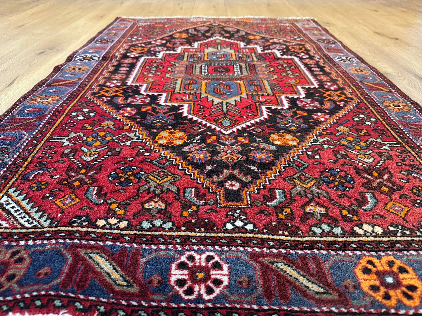 Handgeknüpfter Perser Teppich Gotlog 155x103 cm – Wolle mit Seide