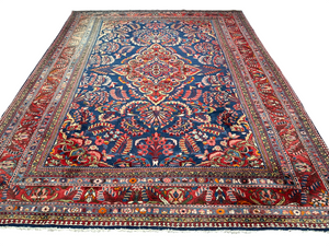 Antik Orientteppich handgeknüpft Lilian antik Naturfarben 420x333 cm