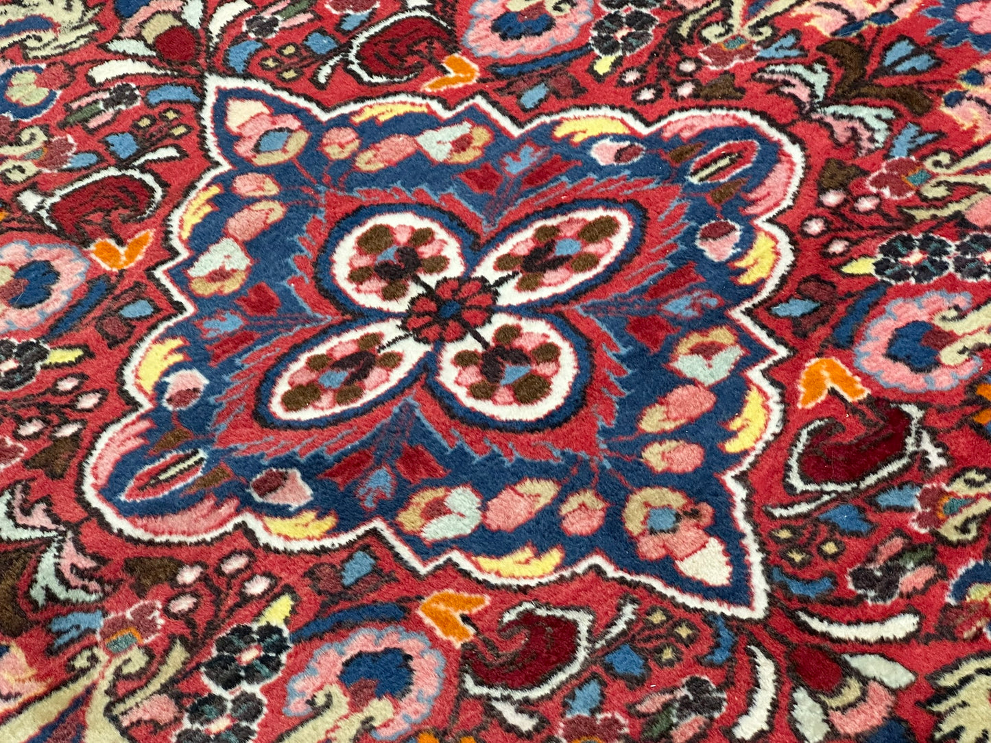 Antik Orientteppich handgeknüpft Lilian antik Naturfarben 420x333 cm