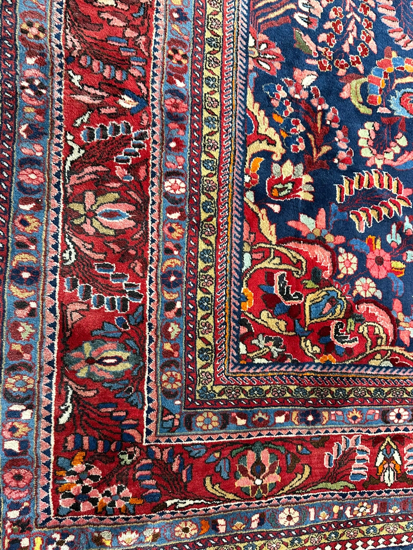 Antik Orientteppich handgeknüpft Lilian antik Naturfarben 420x333 cm