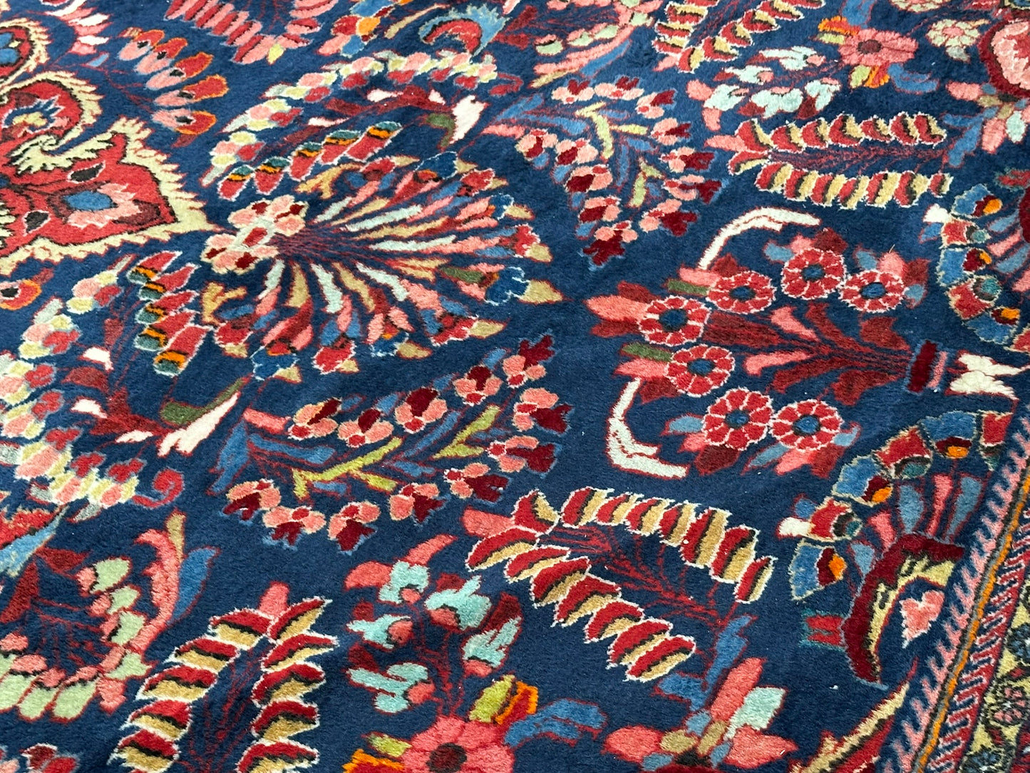 Antik Orientteppich handgeknüpft Lilian antik Naturfarben 420x333 cm