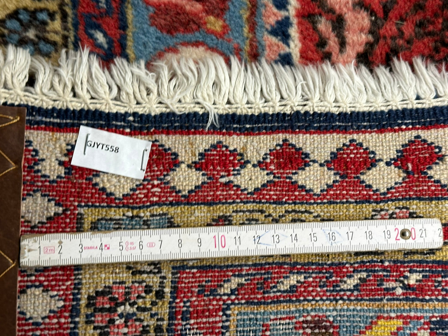 Antik Orientteppich handgeknüpft Lilian antik Naturfarben 420x333 cm