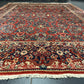 Antik Orientteppich handgeknüpft Sarough Wolle Naturfarben  315x235 cm