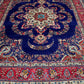 Handgeknüpfter Perser Orientteppich Täbriz Blumen Medallion 380x300 cm