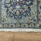 Orientteppich handgeknüpft Nain mit Seide 133x90 cm