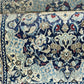 Orientteppich handgeknüpft Nain mit Seide 133x90 cm
